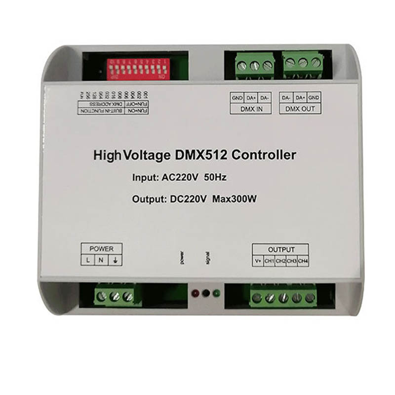 HVDMX1807 DC220V 4 Channels High Voltage, DMX512 Controller HVDMX1807 DC220V 4 Channels High Voltage, DMX512 Controller